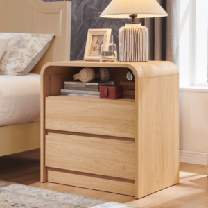 2 Drawers Bedside Table